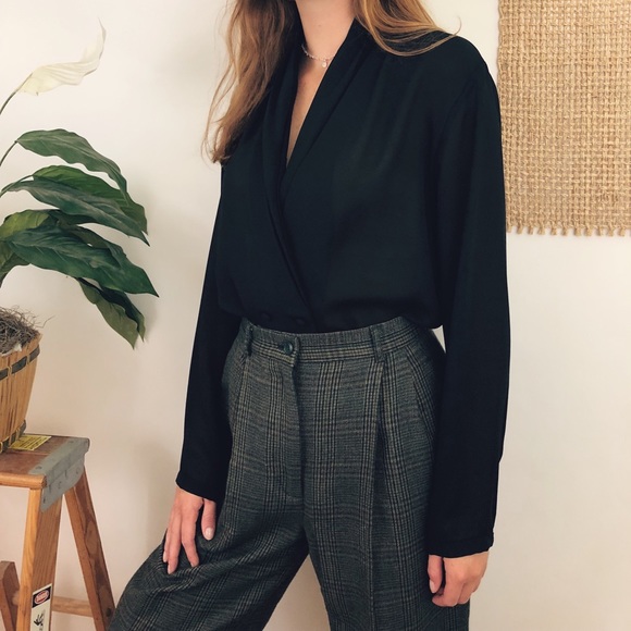 Forest Plaid Wool Trouser - Picture 7 of 7